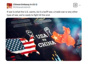 Chinese Embassy Tweet Against Us Trump